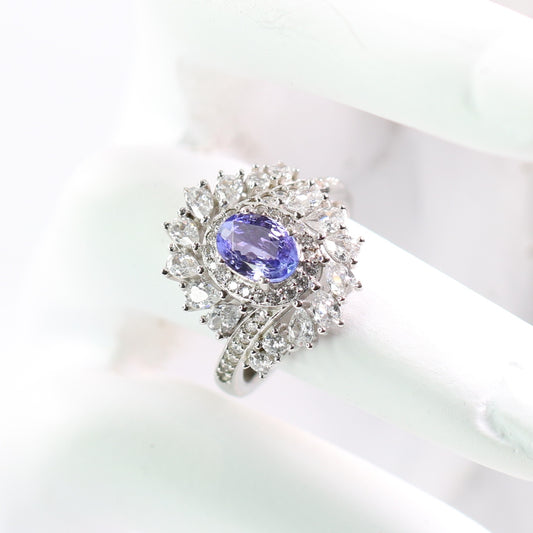 ONE S925 Silver Tanzanite Ring