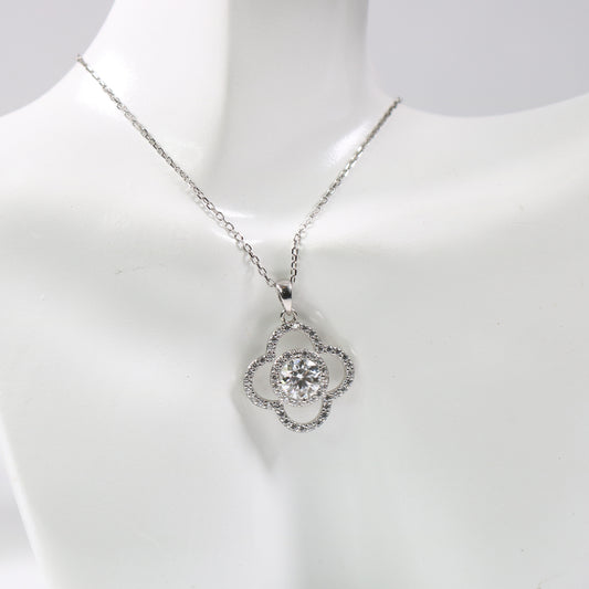 Moissanite Pendant Necklace. 1.0 to 3.0 Carat. D VVS1. Certified