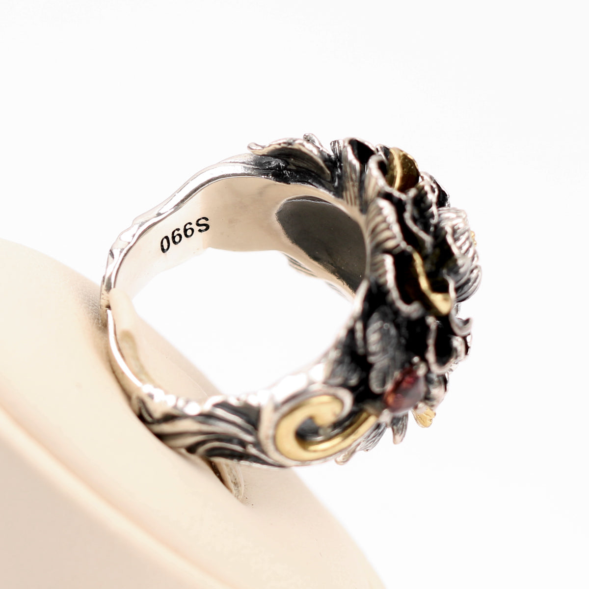 S990 Sterling Silver Ring, Handmade stylish Ring