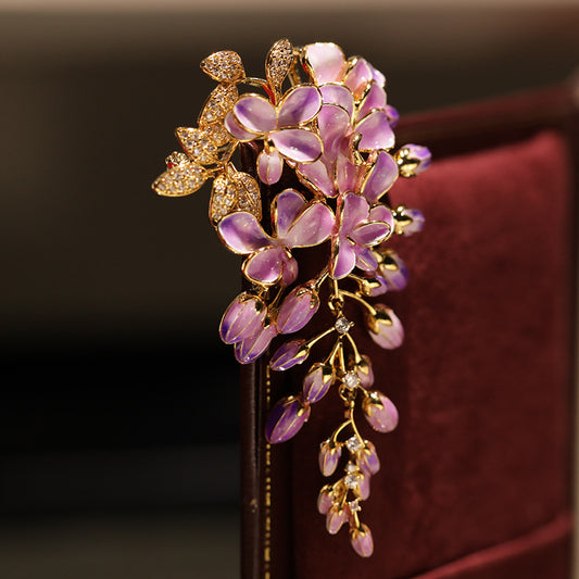 New TS001 Designer Piece wisteria brooch Exclusive for Party