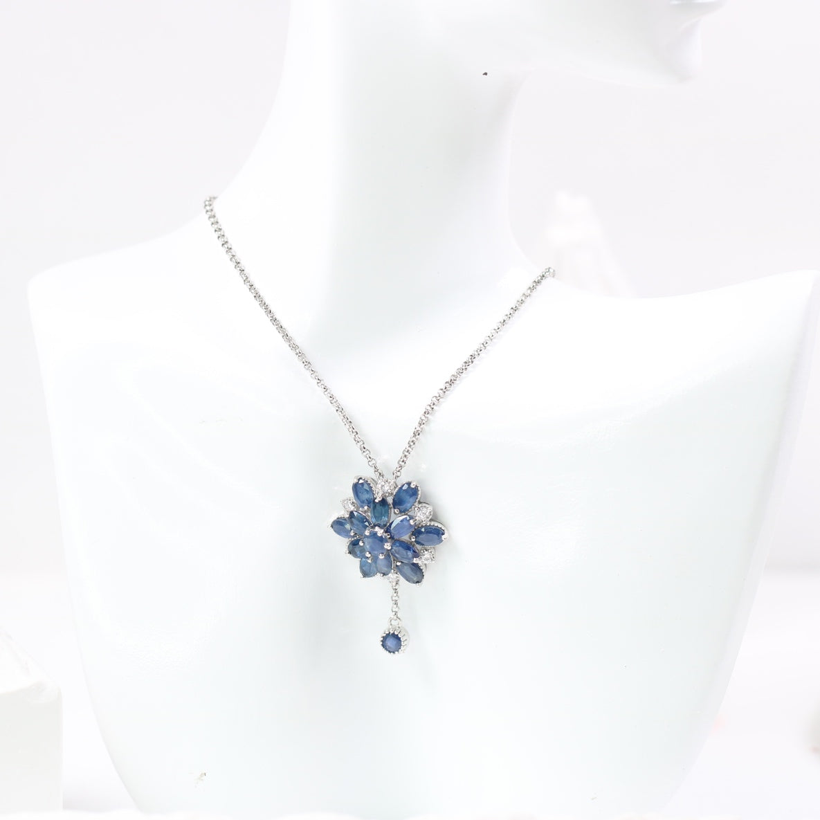 ONE S925 Natural Sapphire Necklace